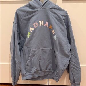 Madhappy Pastel Logo Blue Hoodie